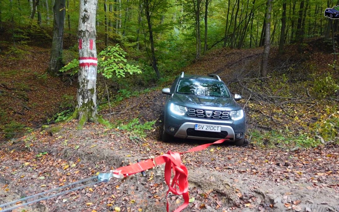 Dacia Duster Extreme 4×4 Offroad Manual Winch Test
